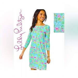 Lilly Pulitzer Lilly Loves Disney Sophie Dress NWT Ladies small aqua multicolor